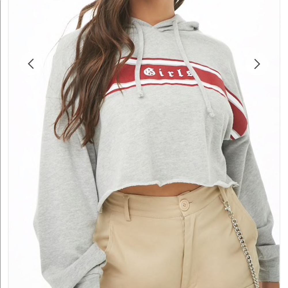 🆕 crop hoodie